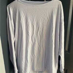 lululemon back in action long sleeve - pastel blue